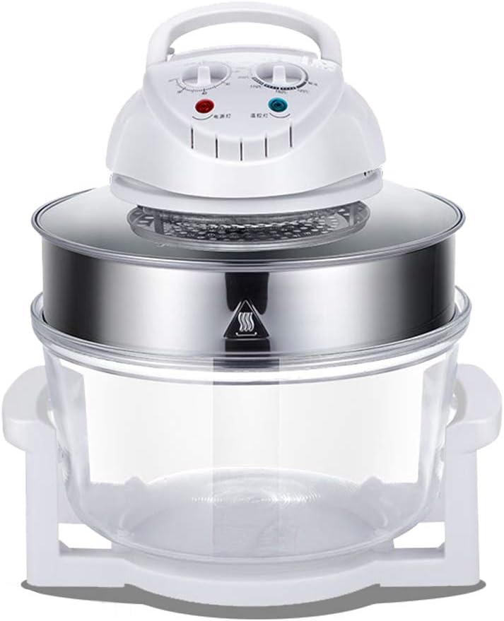 FIKNEE Electric Air Fryer, 12L Turbo Convection Oven Roaster Steamer, Infrared Healthy Meal Electric Cooker for French Fries & Chips (17L)