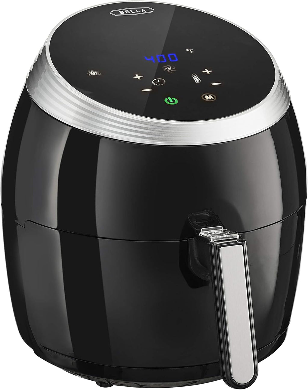 BELLA (14679) 5.3 Quart Air Convection Fryer, Black
