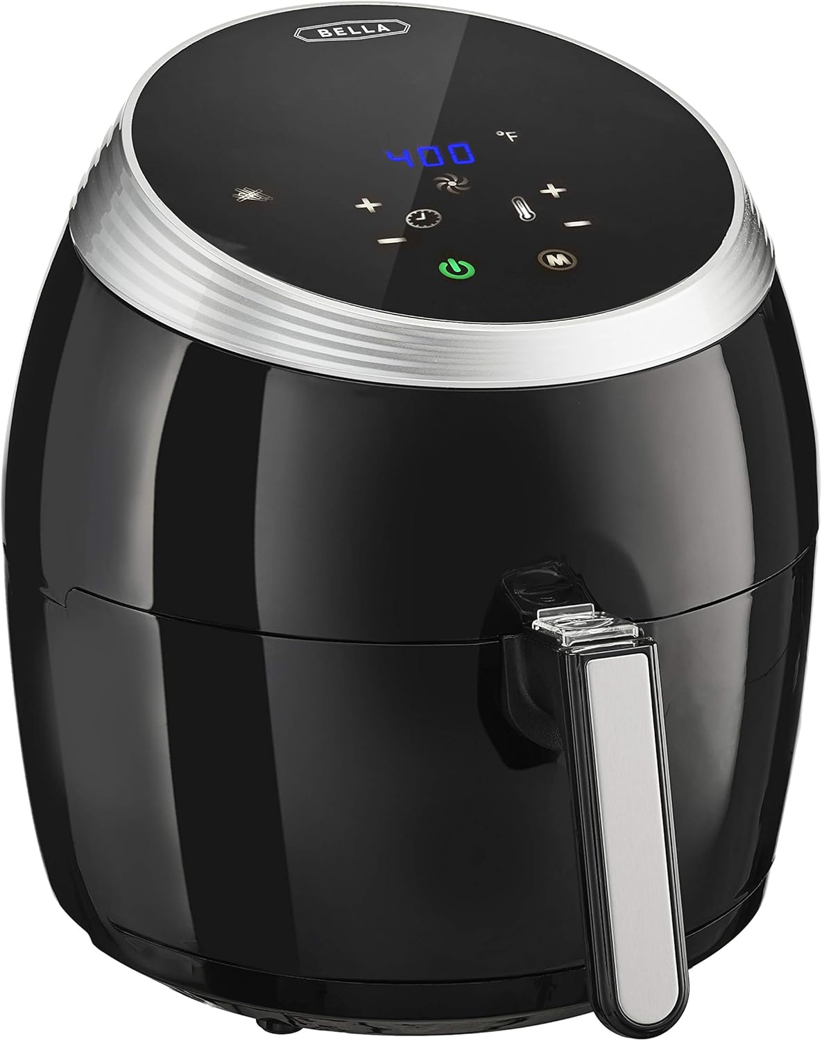 BELLA (14679) 5.3 Quart Air Convection Fryer, Black